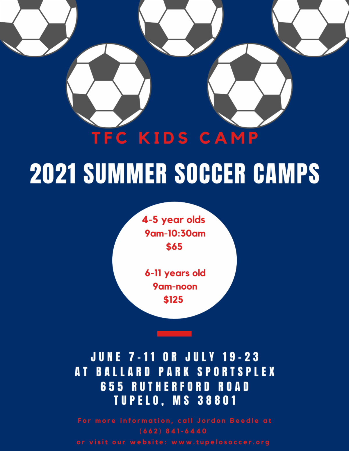 Tfc Kids Camp June 7 11 2021 Tupelo Ms