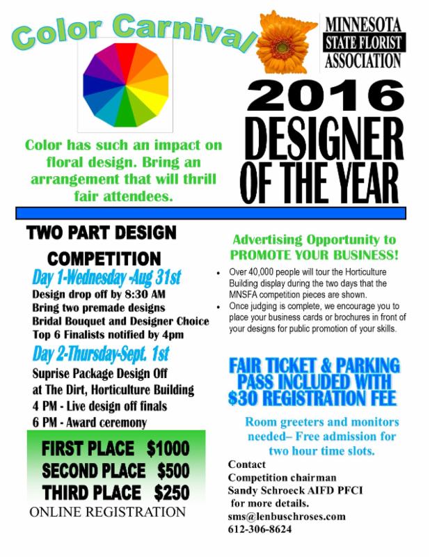 Minnesota State Florist Association Designer of the Year