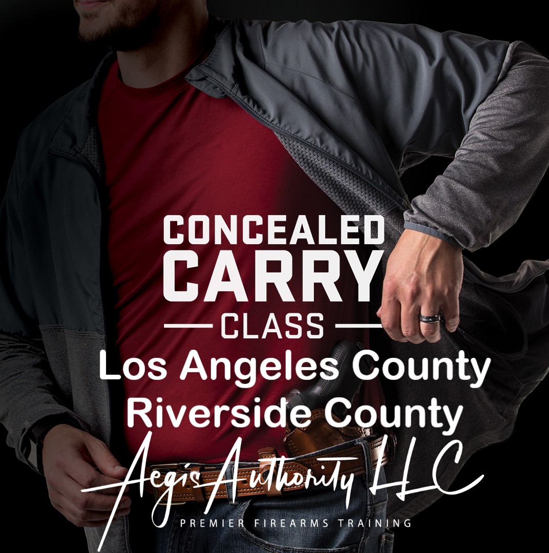 L.A. / Riverside / Orange County CCW Training March 1213 Zoom