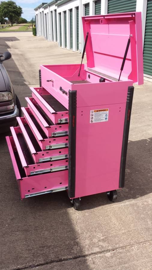 Pink SnapOn Tool Cart Raffle