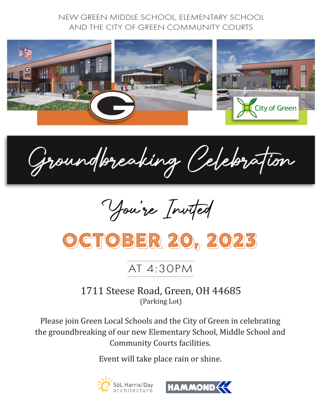 Green Local Schools and City of Green Groundbreaking Celebration