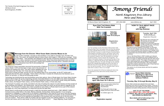 North Kingstown Free Library Newsletter