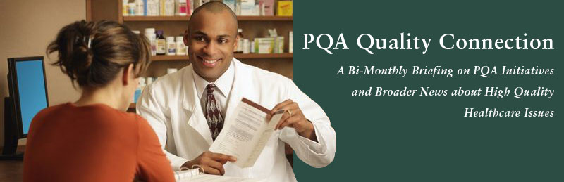 Pharmacist with patient