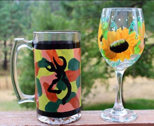 Pwf Wine Glass Beer Mug Painting Class