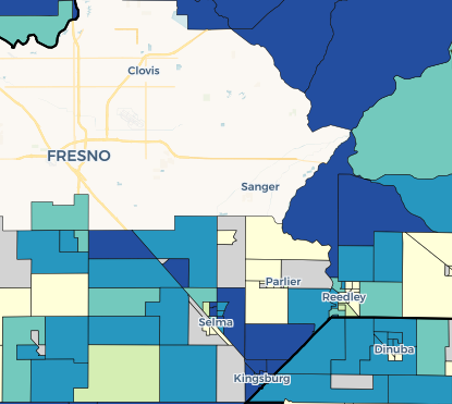 Draft 2020 TCAC/HCD Opportunity Map Rural Areas