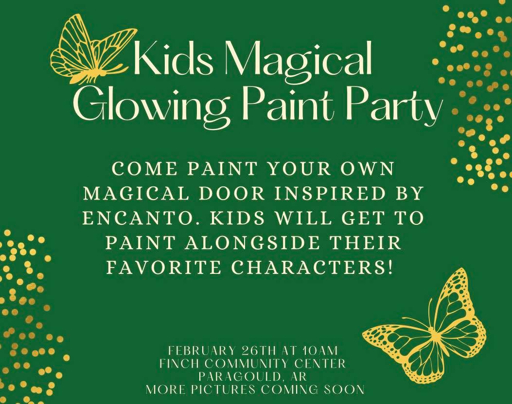 Encanto Inspired Kids Paint Party