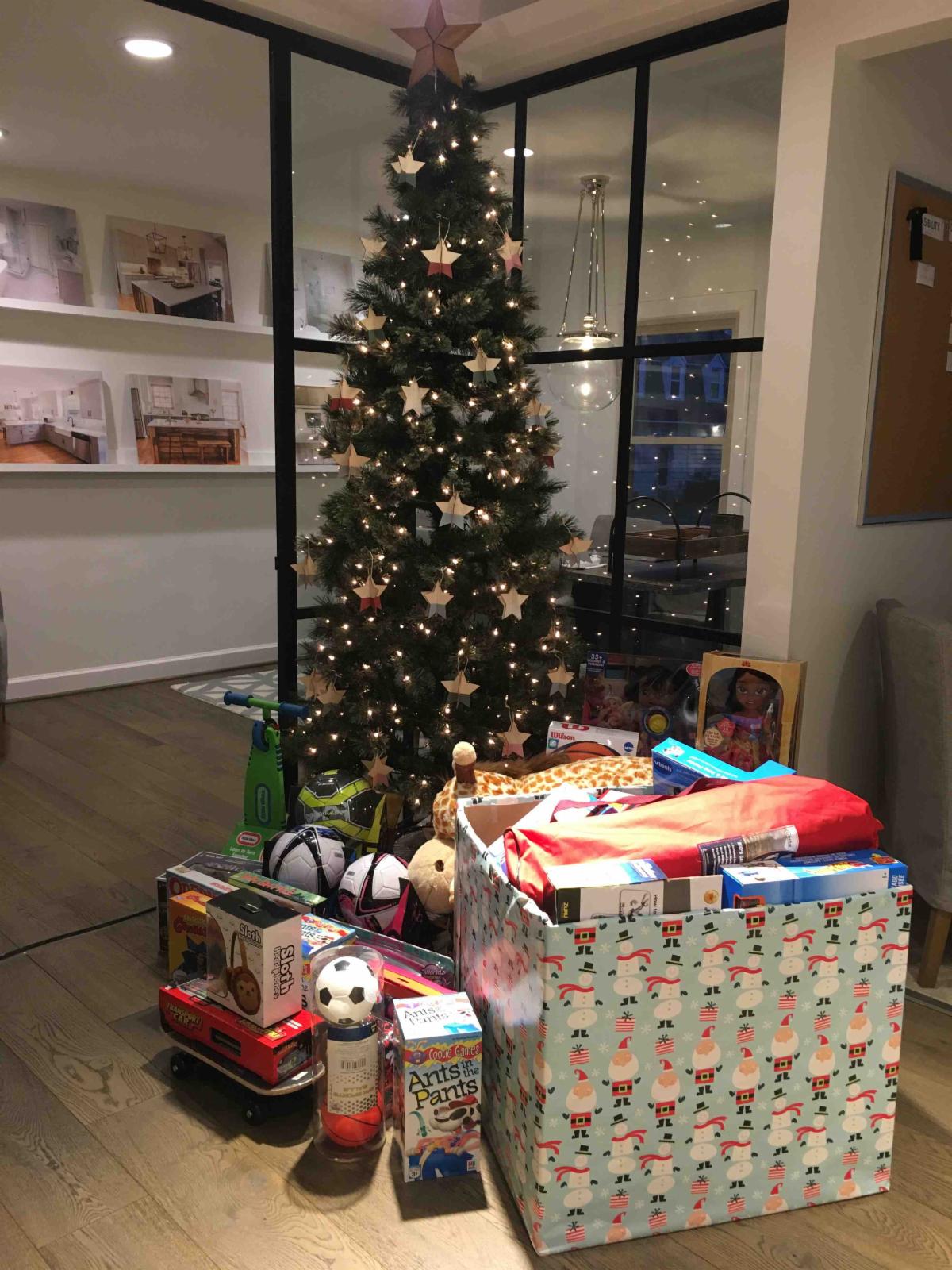 Toys for Tots Collection Hatchett Design Remodel Virginia Beach Showroom