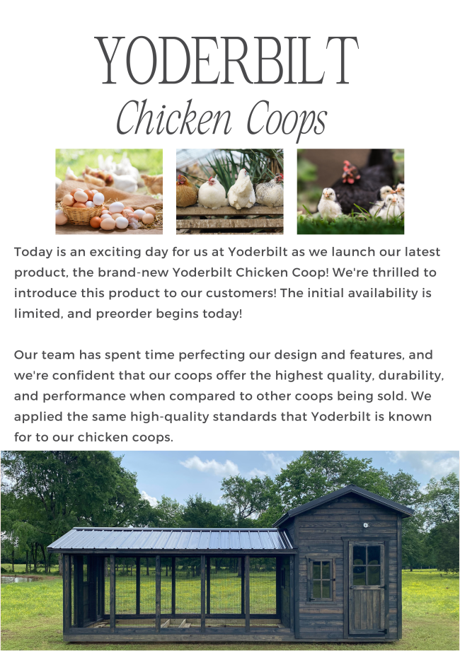 Introducing Our Newest Product The Ultimate Chicken Coop! 😍