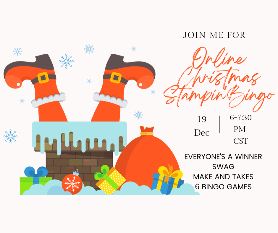 FLASH CLASS! Let's Stamp AND Play Bingo online!!