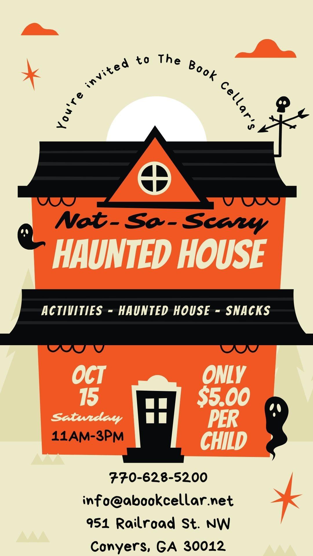 The Book Cellar's Not SoSpooky Haunted House