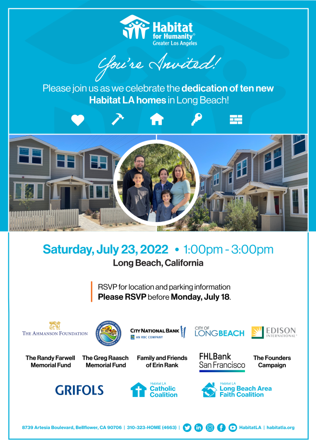 Millennium Homes Dedication