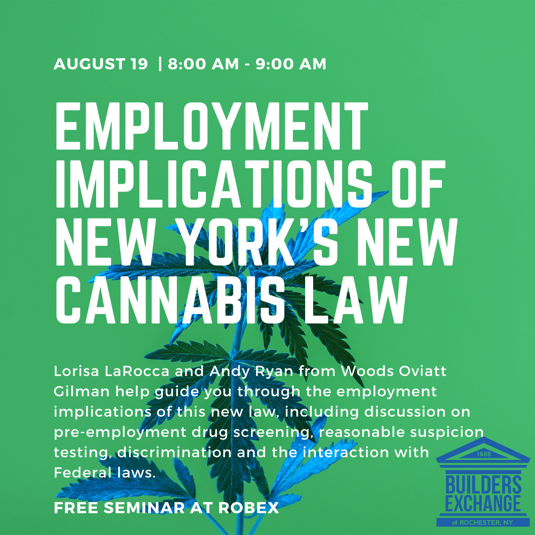 Employment Implications of New York's New Cannabis Law