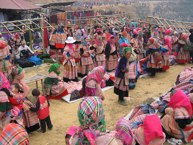 Market in Bac Ha-Vietnam