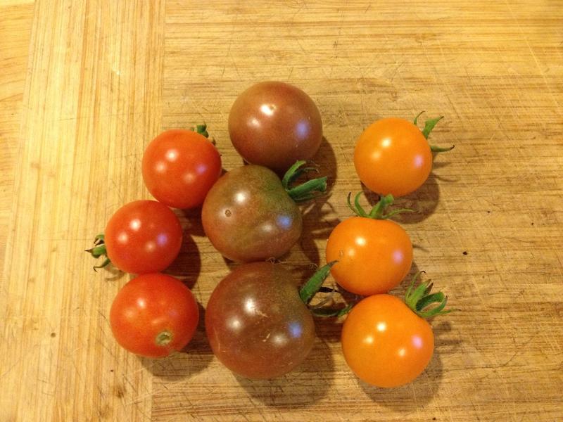 mixed cherry tomatoes